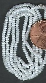 BB117 White Pearl Glass Bead