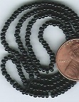 BB119 Black Glass Bead