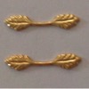 F 129, Double Leaf, gold or silver, very small F 129, Double Leaf, gold or silver, very small